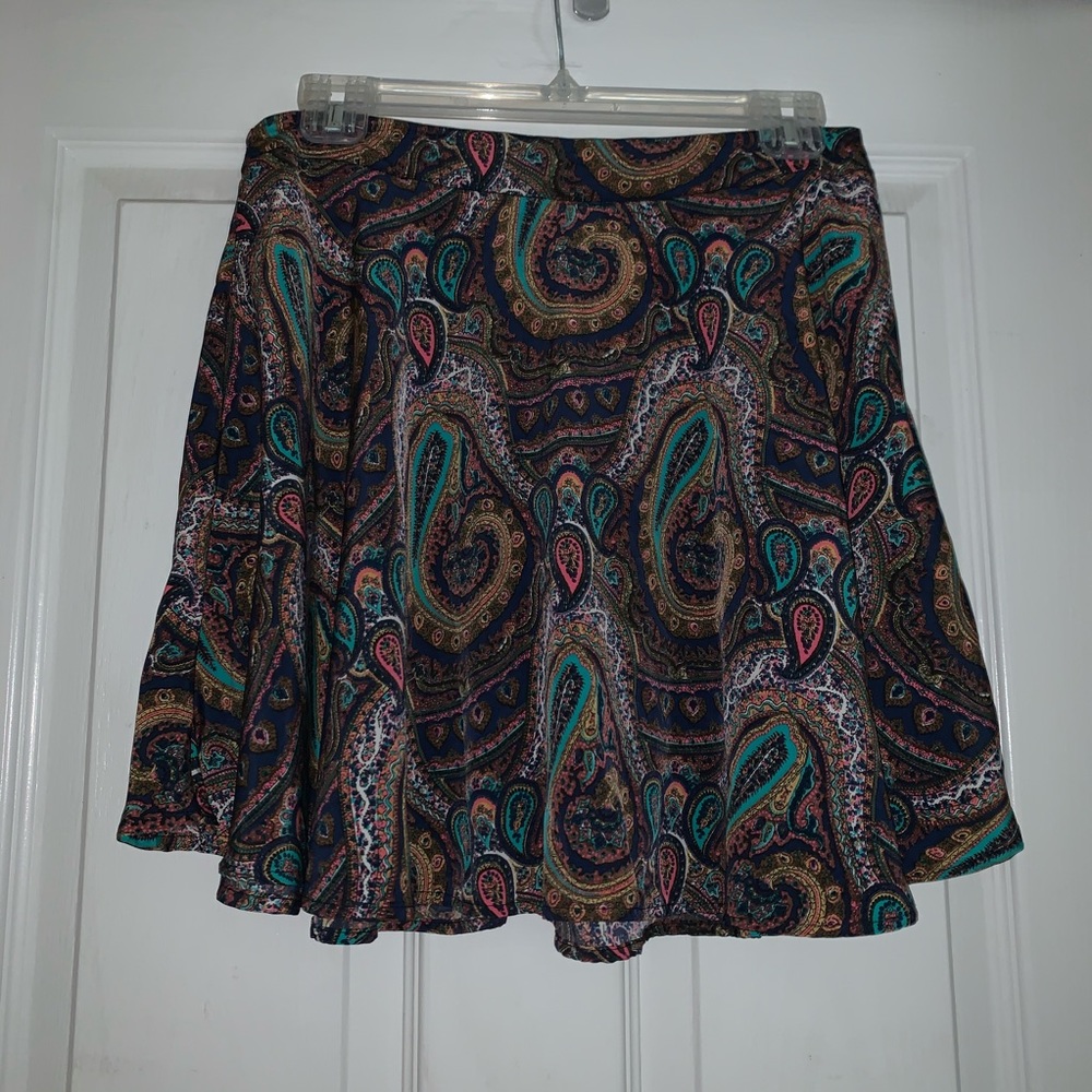 Paisley circle skirt